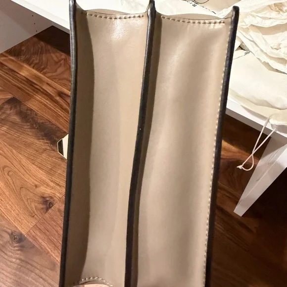 Fendi Beige Crossbody Bag with Gold Accents Crossbody Bags